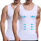 Mens Slimming Body Shaper Compression Tank Top Undershirt Shapewear