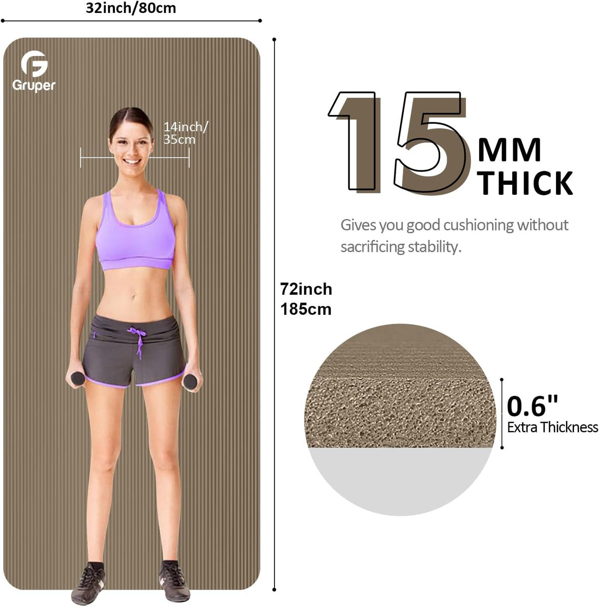 Premium Non-Slip Extra Thick Yoga Mat