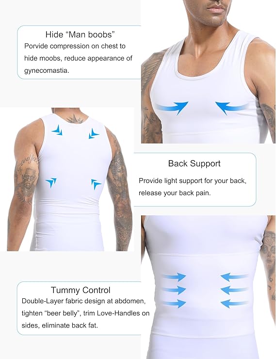 Men's Slimming Body Shaper & Compression Tank Top