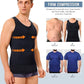 Mens Slimming Body Shaper Compression Tank Top Undershirt Shapewear