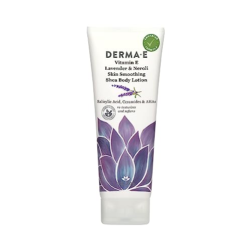 Derma E Vitamin E Shea Body Lotion – Lavender & Neroli Moisturizer (8 oz)