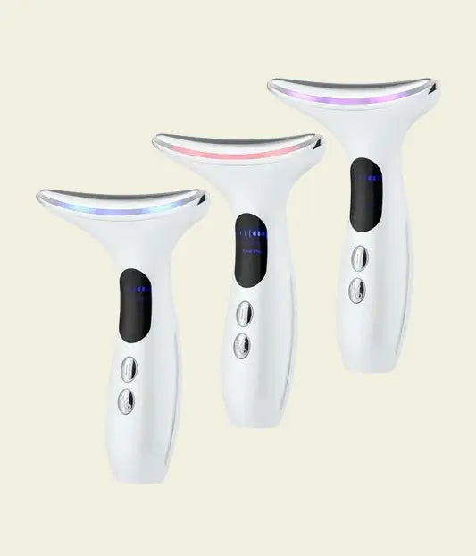 EMS RED LIGHT THERAPY FACE NECK LIFT WRINKLE REMOVER TIGHTEN MASSAGER